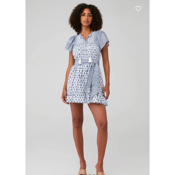 Cleobella Dresses & Skirts - Cleobella Leah Mini Dress Hydrangea Mix Print